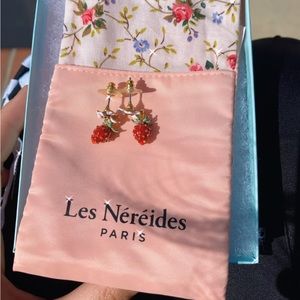 Les Nereides strawberry earrings